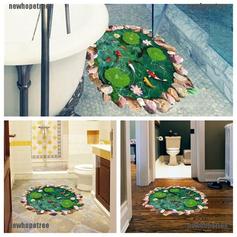 Decal Dán Tường Sàn Và Tường 3D Có Thể Tháo Rời