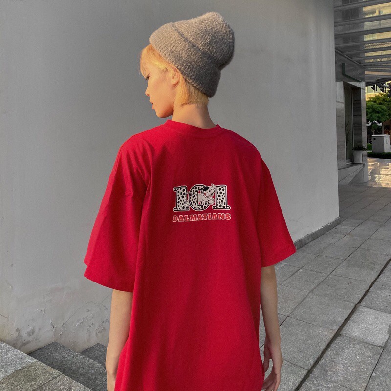 Áo thun retro SXINVASION- in hình 101 chú chó đốm