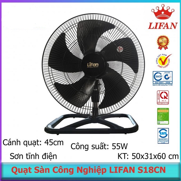 Quạt Sàn LIFAN S-18CN (55W)