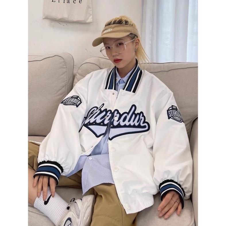 Áo Bomber Jacket Nỉ Tricost STURDUR Unisex Nam Nữ (Ảnh Thật/Có sẵn)