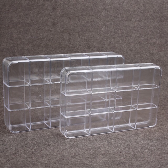 Khay mica đựng phụ kiện: 6 ô, 16 ô, 18 ô