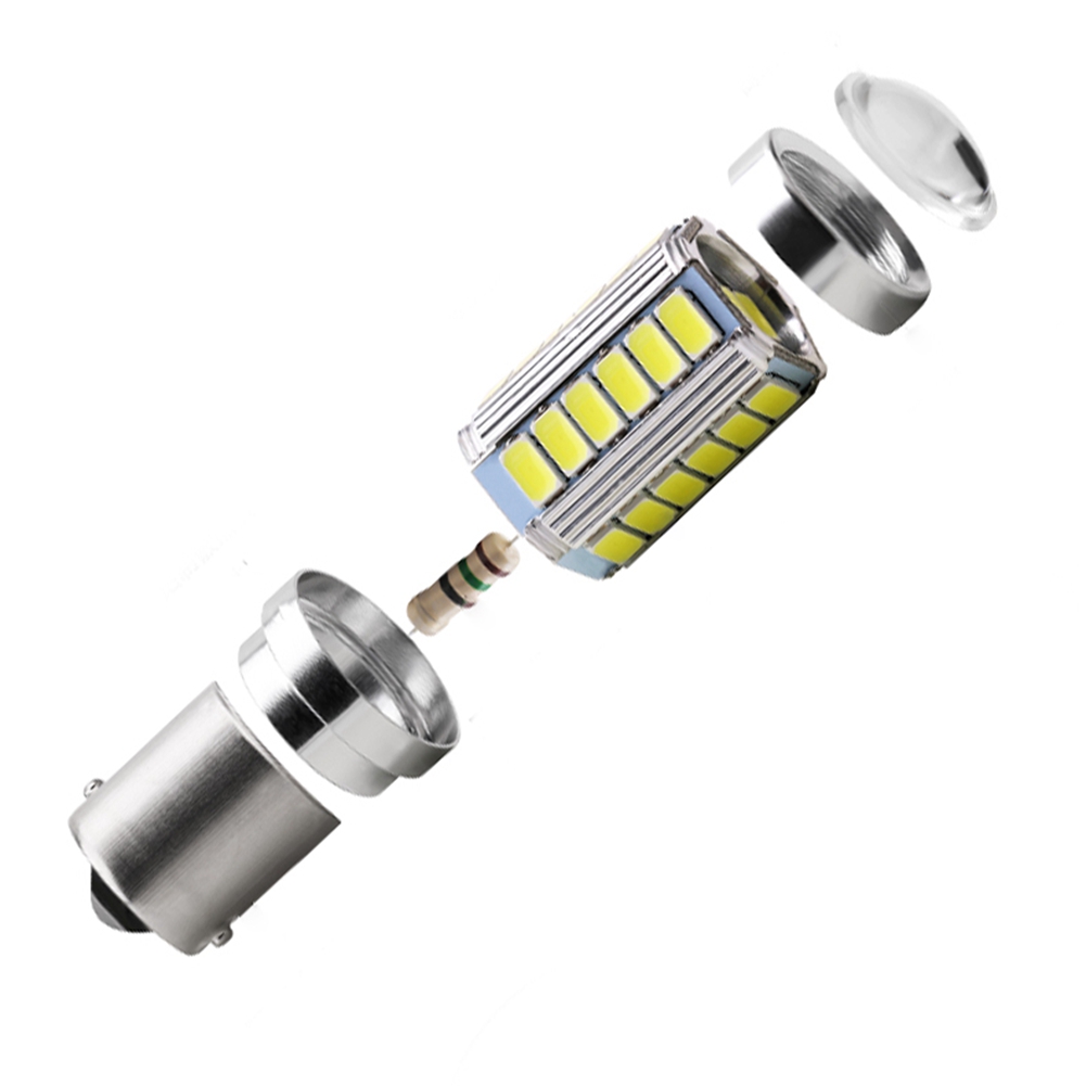 Bóng đèn led phanh/xi nhan xe hơi 1156 ba15s 33 smd 5630 5730 chất lượng cao