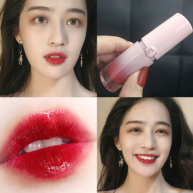 (Hàng Mới Về) Son Môi Dưỡng Ẩm Lâu Trôi Không Thấm Nước Chống Dính Cốc Phong Cách Hàn Quốc