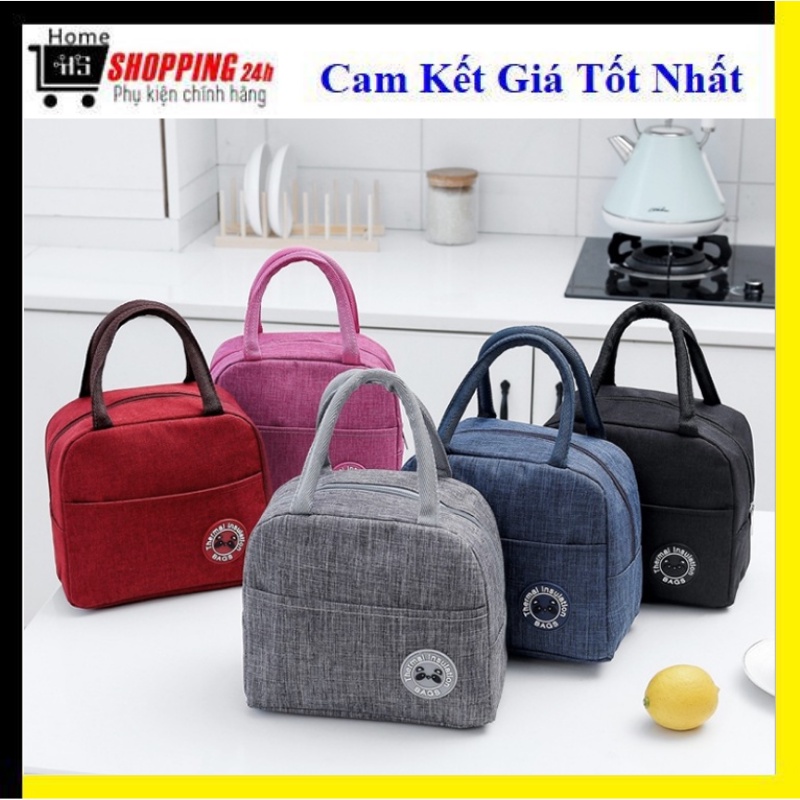 Túi giữ nhiệt, túi đựng cơm văn phòng chống thấm, chống sốc có lớp lót tráng bạc tiện dụng Homeshopping24h