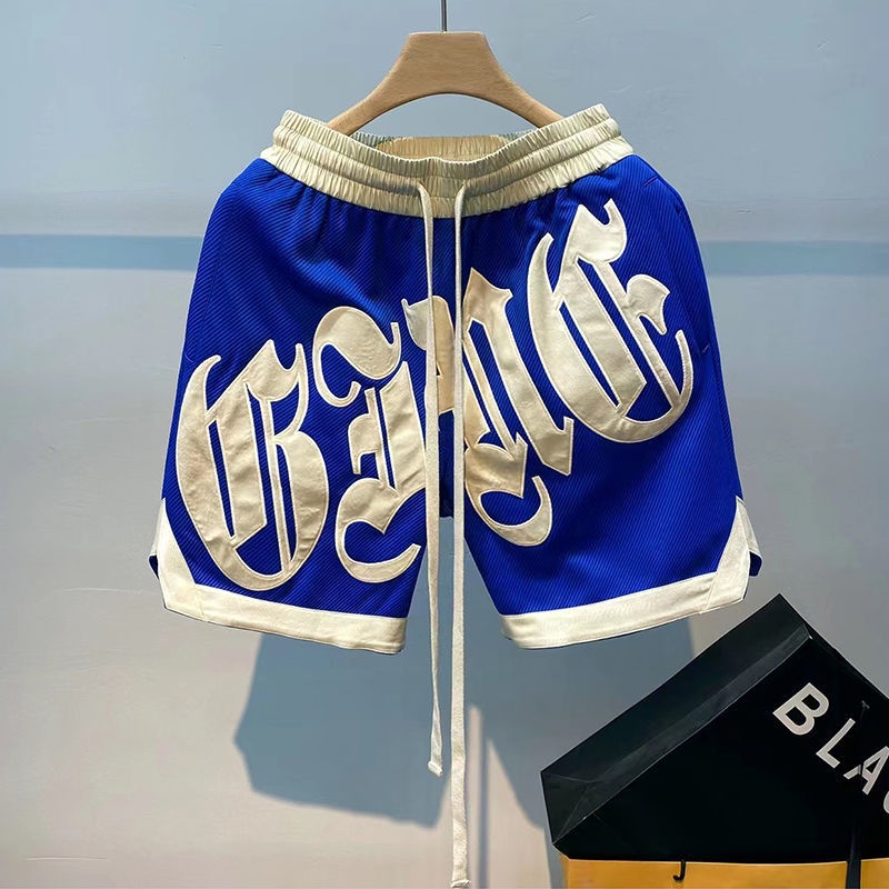 Quần Short Thể Thao Dáng Rộng Phong Cách Hip Hop Đường Phố Cá Tính Cho Nam