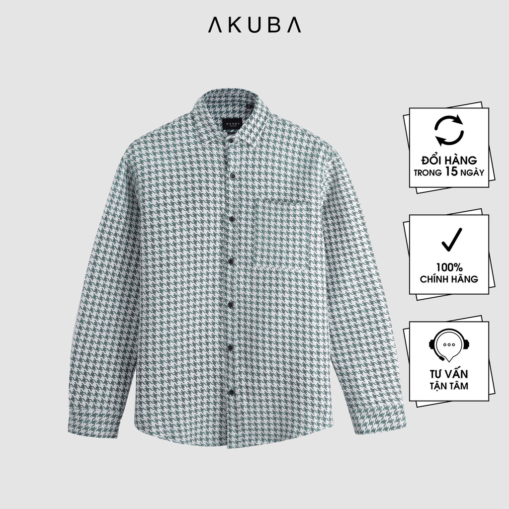 Áo khoác nam hàn quốc AKUBA form oversize dài tay cao cấp | 01J0115