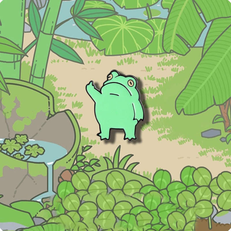 Ghim Cài Áo Họa Tiết Hoạt Hình Dễ Thương Phong Cách Hàn Quốc