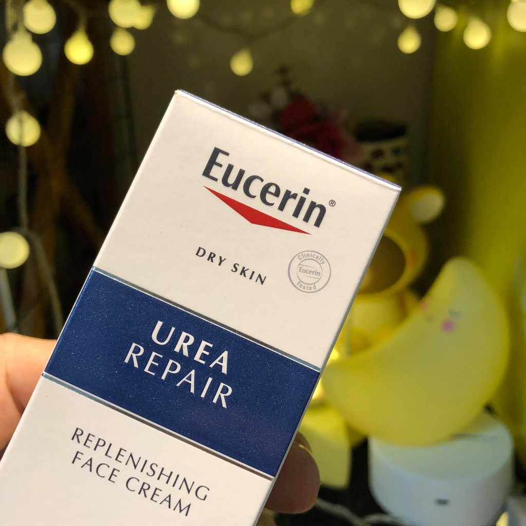 Kem dưỡng Eucerin Urea 5% cho da mặt dưỡng ẩm phục hồi da khô hư tổn