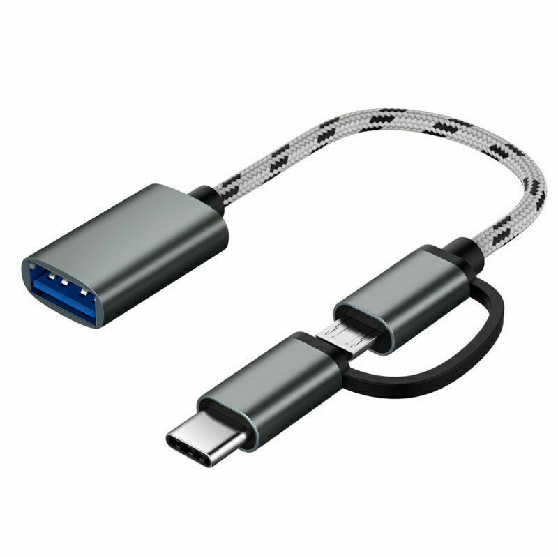 SAMSUNG Dây Cáp OTG 2 Trong 1 USB 3.0 Micro USB Type C Cho Huawei MacBook