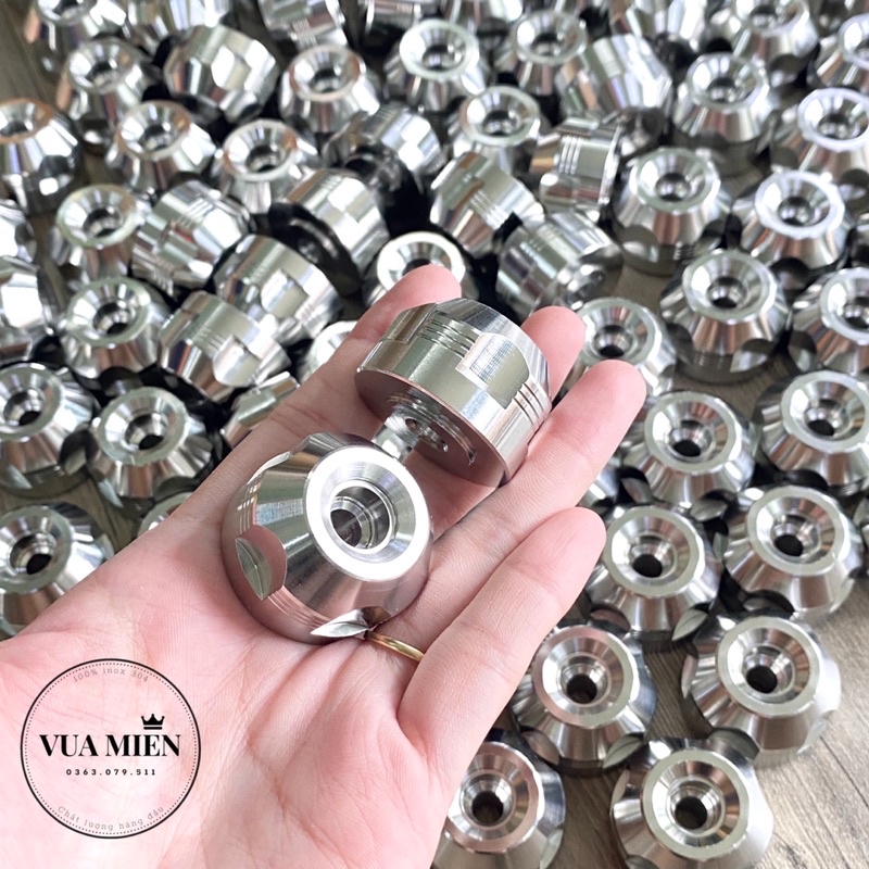 Gù tay lái gù chống run inox 304  gắn cho các dòng xe