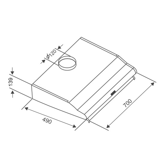 Máy hút mùi cổ điển Canzy giá rẻ CZ2070B