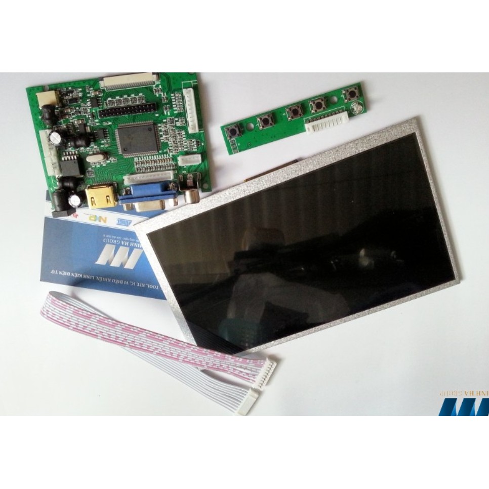 Màn Hình Raspberry 7 Inch HDMI-VGA-AV-800x480-V1