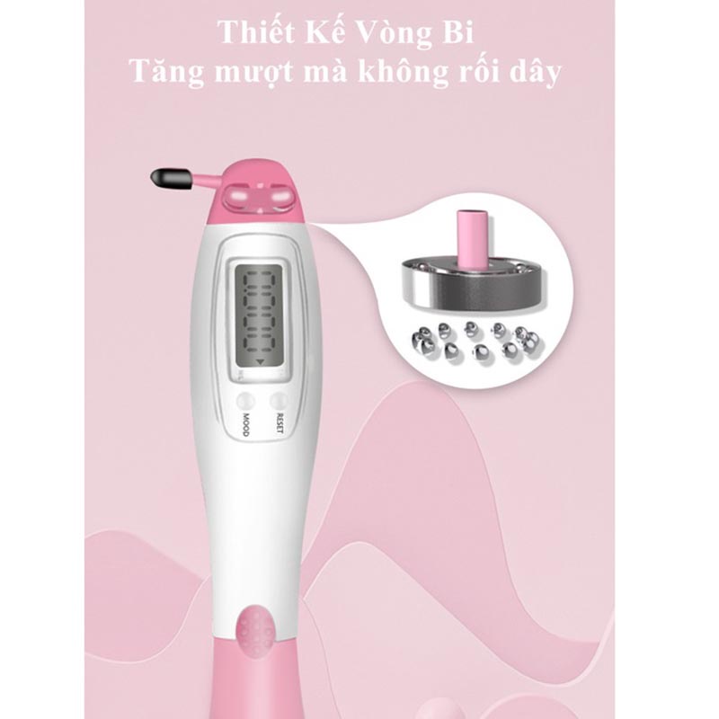 Dây Nhảy Đếm Số Vòng Tự Động, Dây Nhảy Không Dây, 4 Chế Độ, Chống Trượt AOKI