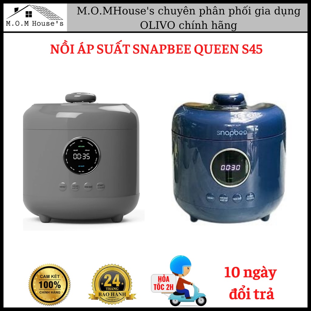 Nồi Áp Suất SnapBee Queen S45-Dung Tích 4.5L-Đa Năng-Tiện Lợi