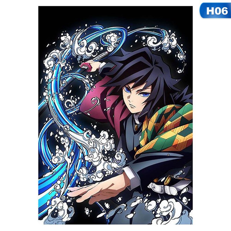 Tmdbyx Tranh Vải Cuộn Trang Trí In Hình Anime Nhật Bản