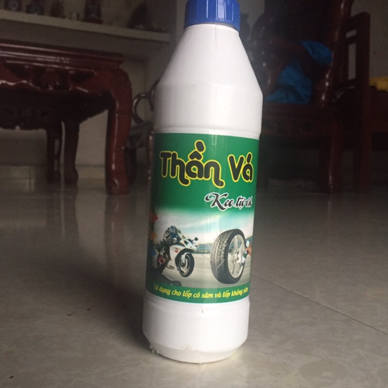 THẦN VÁ (keo tự vá) sử dụng cho lốp có săm và không săm không gây rỉ vành xe