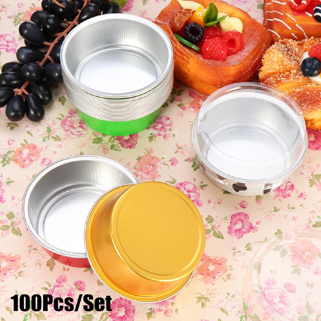 Lốc 100 cốc 150ml bằng nhôm nướng bánh độc đáo