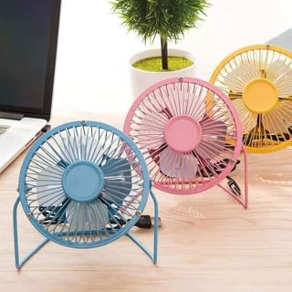Quạt Mini Lồng Sắt Để Bàn 4 Cánh