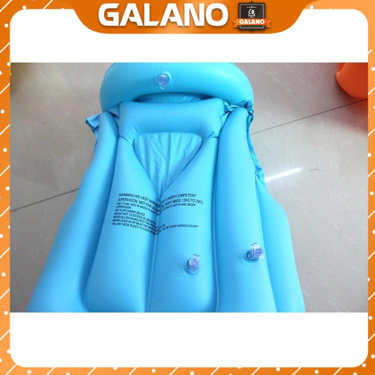 Phao Cho Bé Gái Bé Trai Tập Bơi GALANO Có Khóa Cài An Toàn Size S 1 - 6 Tuổi SS-001097