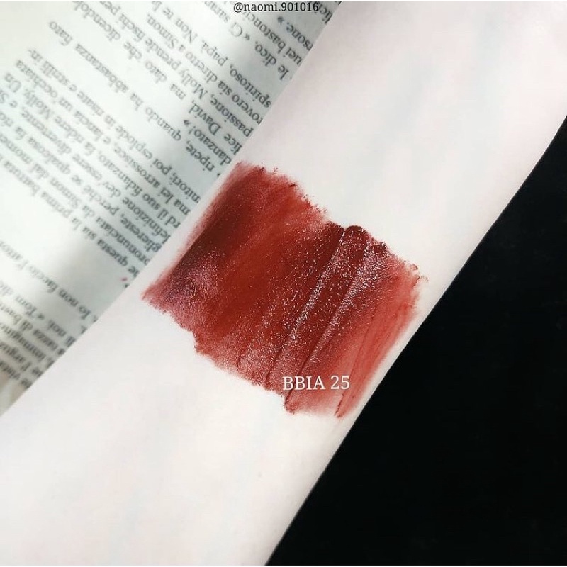 Son kem lỳ  Bbia Last Velvet Lip Tint Version 5 - 25 Final Note