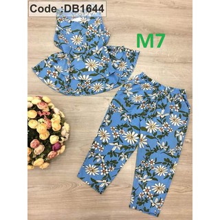 [Mã SRMA5115 giảm 50% tối đa 20k]Đồ bộ quần lửng voan cát