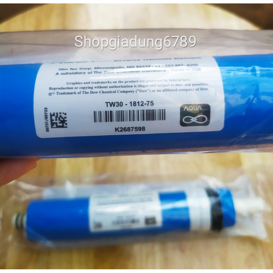 Lõi Lọc Nước RO AQUA Shark - Lõi Lọc Số 4 Vano Chem - Dùng Cho Máy Lọc Nước Gia Đình