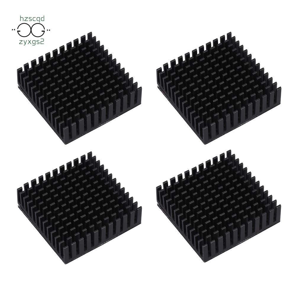 4 Tấm tản nhiệt bằng hợp kim nhôm 40x40x10mm cho máy in 3D