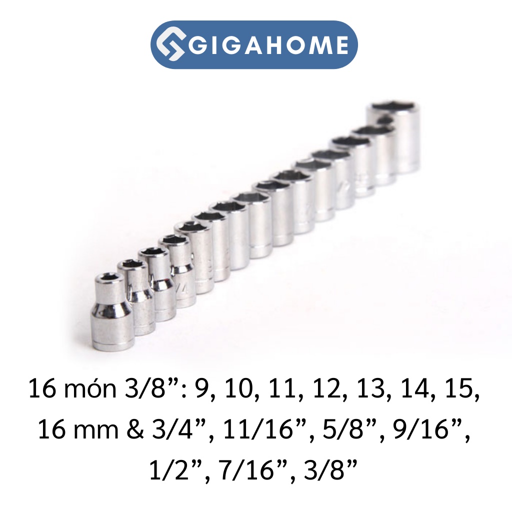 Bộ Dụng Cụ Mở Bu Lông, Ốc Vít Đa Năng Sửa Chữa 39 Món Kèm Hộp Đựng GIGAHOME 2444