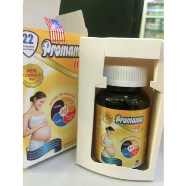 BỔ SUNG SẮT VÀ VITAMIN CHO MẸ BẦU PROMAMA IQ chứa DHA