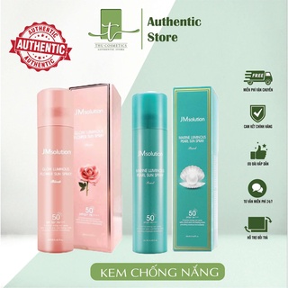 [MẪU MỚI] Xịt chống nắng JM Solution Marine Luminous Pearl Sun Spray SPF50+ /PA +++ 180ml
