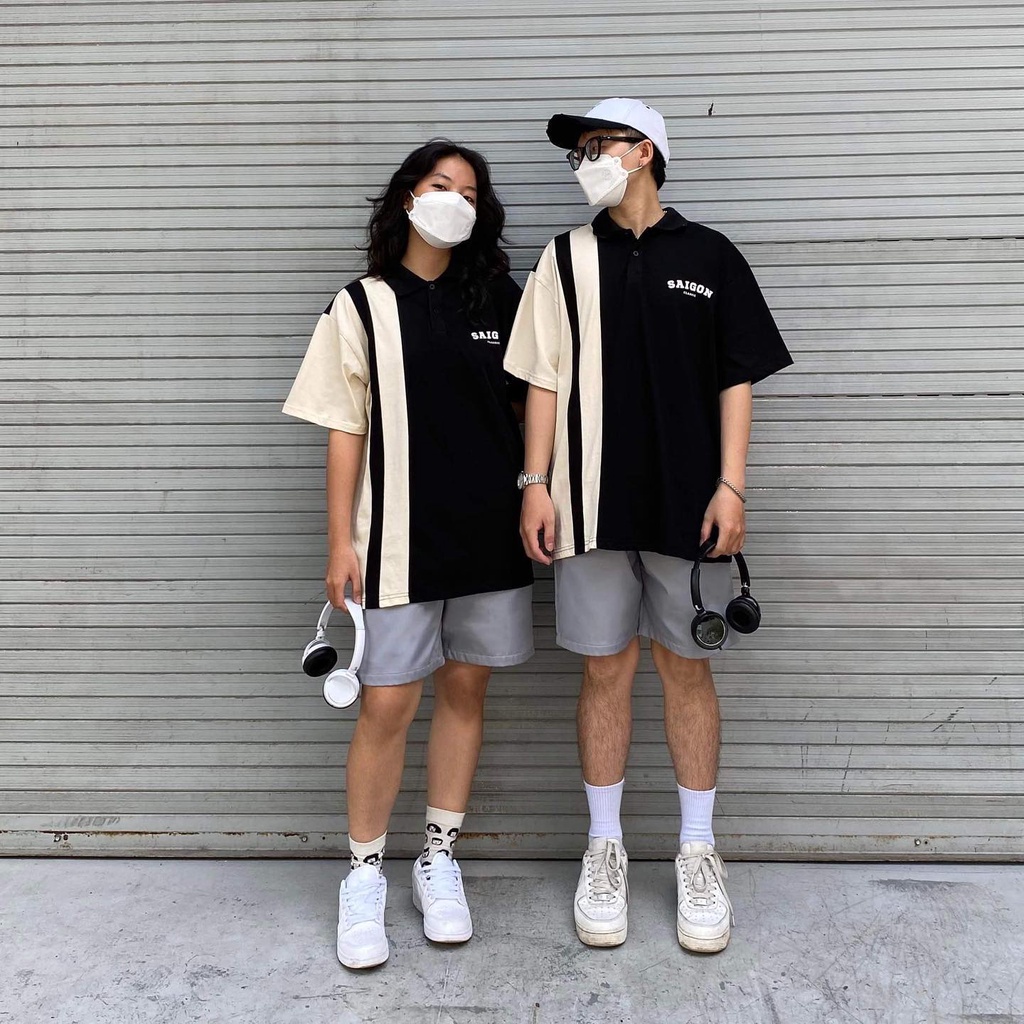 Áo POLO SG CLASSIC Tay Lỡ Vải Tici Da Cá Form Rộng Phong Cách  Ulzzang Nam Nữ Unisex