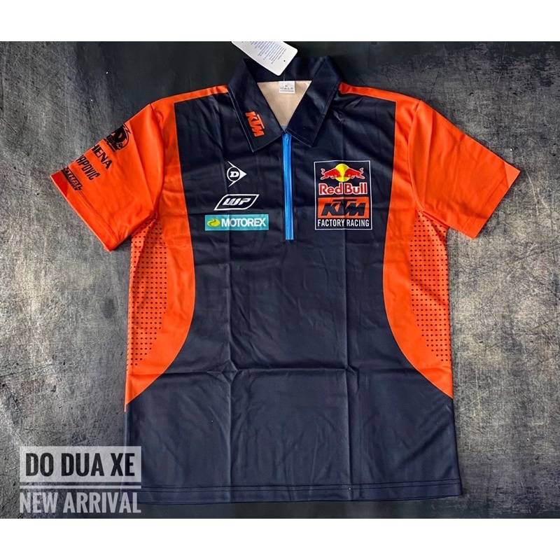 Áo thun đua xe polo Moto GP_KTM