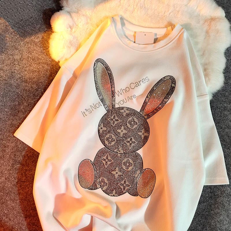 NRVP Áo thun ngắn tay dáng rộng thời trang mùa hè 2021