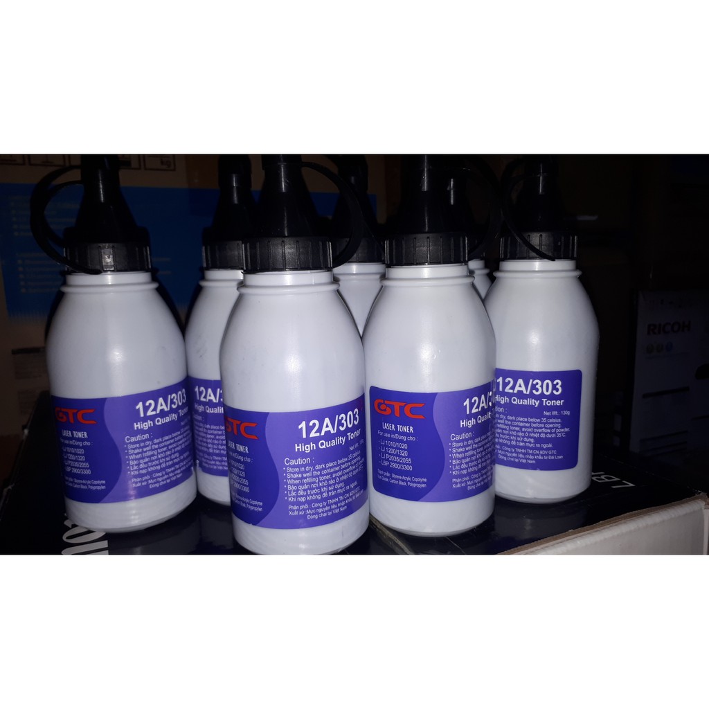 Mực đổ máy in hp/canon 12a/303