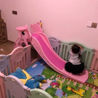 [Tặng Kèm Bể Bóng] Cầu Trượt Đồ Chơi Cho Bé
