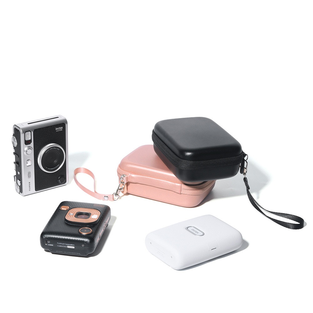 Túi da PU LAMMCOU đựng bảo vệ máy ảnh Polaroid thích hợp cho mini EVO/ link li play