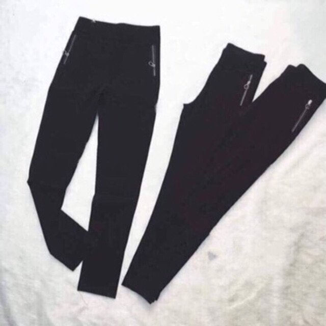Quần legging nữ umi 2 khoá sườn