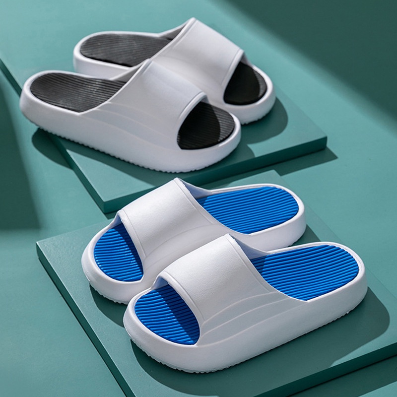 Dép EVA quai ngang đế cao 5cm unisex hàng chuẩn xịn(2 mầu)