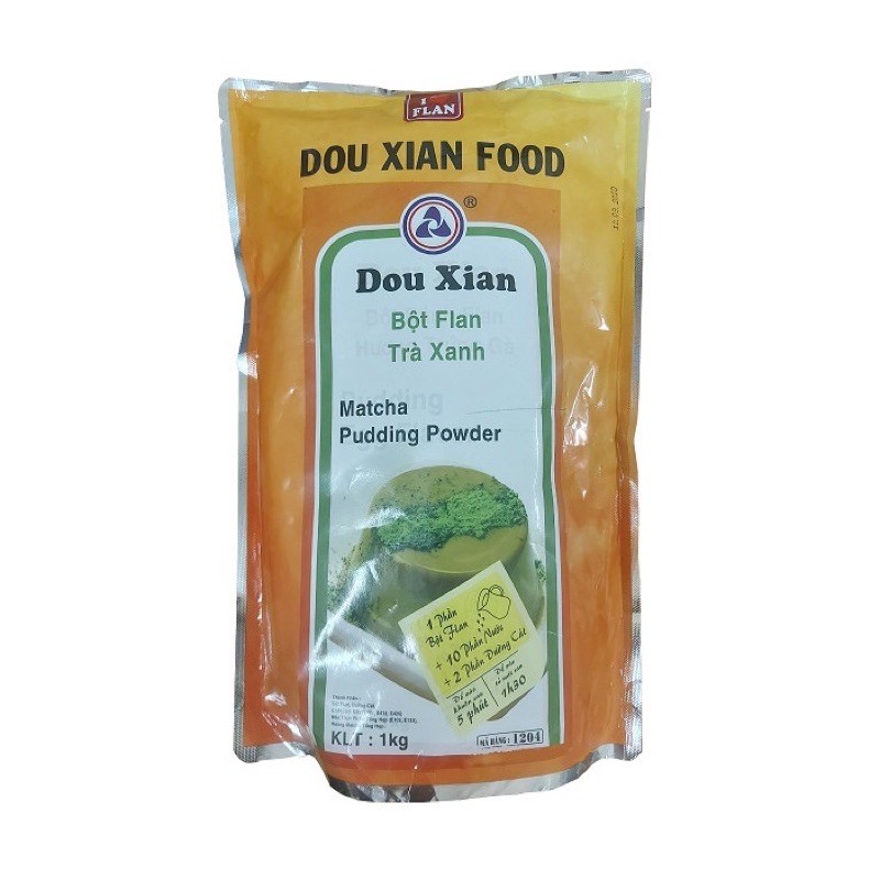 Bột Flan (Pudding) Dou Xian (Hàng Huy) 1kg đủ vị
