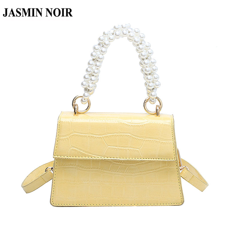 Túi Xách JASMIN NOIR Họa Tiết Da Cá Sấu Thời Trang Xinh Xắn Cho Nữ Giới 2021