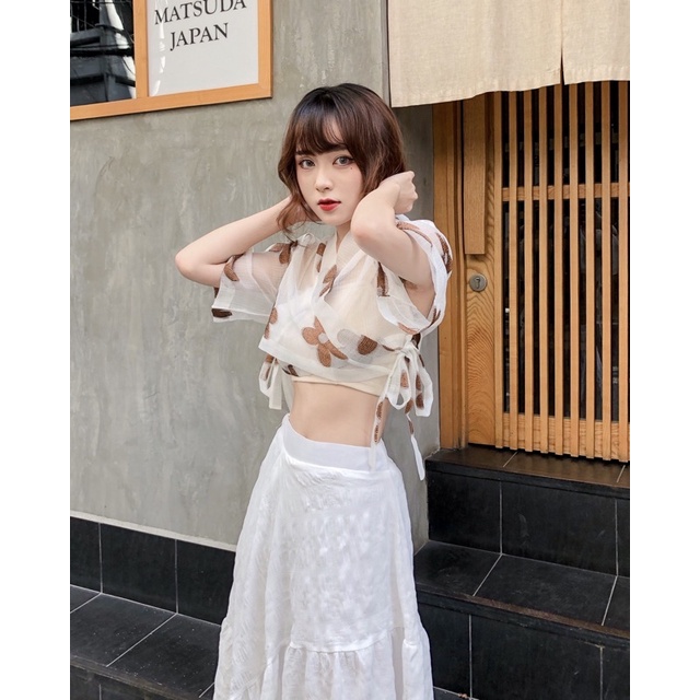 Áo Hanbok Hoa Bi LilaHymaison tặng kèm áo ống | BigBuy360 - bigbuy360.vn