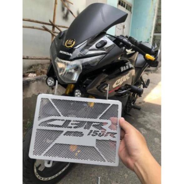 Lưới bảo vệ két nước CBR150 thailand - nhôm cnc đẹp - lưới mắt cáo