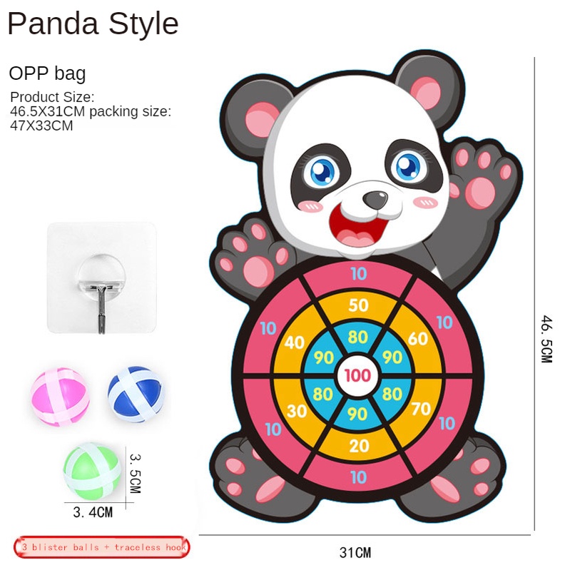 Bảng Ném Phi Tiêu Đồ Chơi Họa Tiết Hoạt Hình Sáng Tạo Dành Cho Trẻ Em