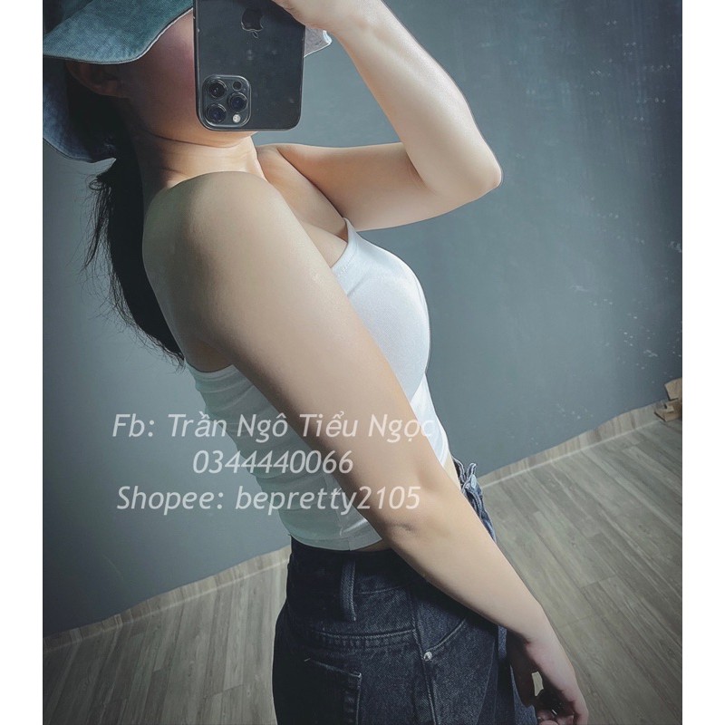 [ẢNH THẬT - VER.2] Áo ống trơn vải đẹp form dài (cao trên rốn) | BigBuy360 - bigbuy360.vn