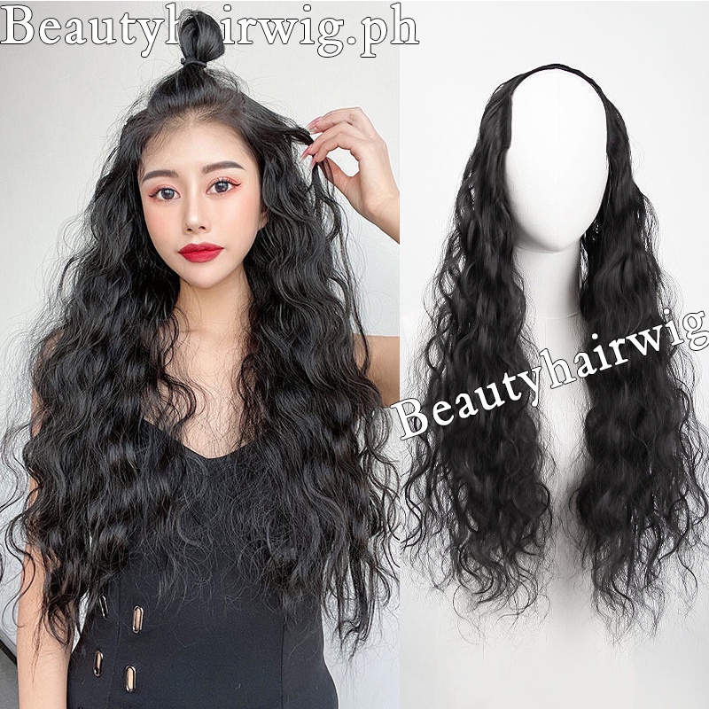Bộ Tóc Giả Xoăn Dài Bằng Sợi Tổng Hợp Chịu Nhiệt Độ Cao Thời Trang