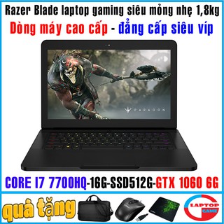 Razer Blade Core i7 7700HQ/ Ram 16Gb/GTX 1060 6G/laptop cũ chơi game cơ bản đồ họa