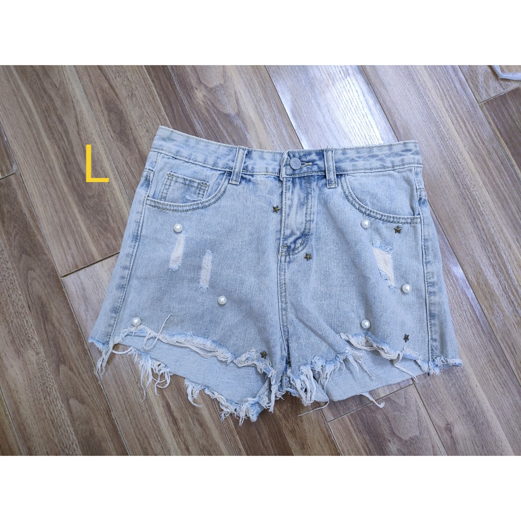 [ Mã THOITRVV giảm 10K đơn 55K ] Quần short jean rách cá tính, sooc bò nữ lưng cao hàng si tuyển