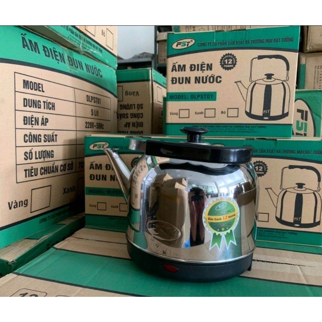 [ FREE SHIP ] ẤM ĐUN NƯỚC SIÊU TỐC 5 LÍT ĐẠT TƯỜNG CÓ CÒI BÁO KHI SÔI || CÓ 2 PHÂN LOẠI ||