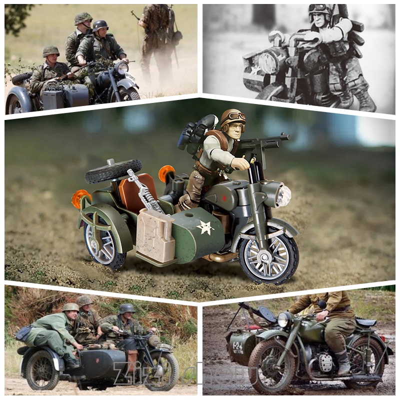 Đồ Chơi Mô Hình Xe Mô Tô Bắn Tỉa Tuyết Cho Trẻ Em