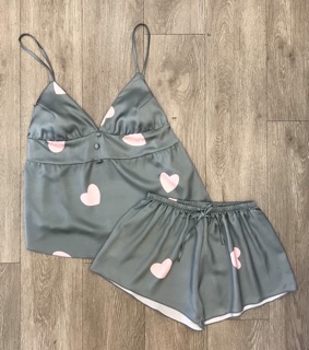 SET ĐỒ NGỦ LỤA TIM SIÊU HOT